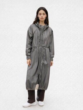 Daily Practice By Anthropologie Lightweight Drawstring  long jacket Small NWT